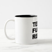 Tasse 2 Couleurs Télé Carburant Répéter (Gauche)