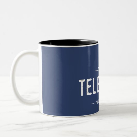 Tasse 2 Couleurs Tele More Worry Less (Gauche)