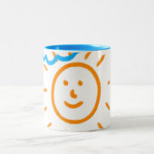 Tasse 2 Couleurs Télécharger des enfants Dessiner Transformer des e (Centre)