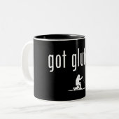 Tasse 2 Couleurs Télémark Glutes Ski (Devant gauche)