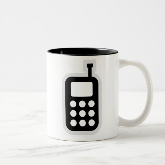 Tasse 2 Couleurs Téléphone portable (Droit)