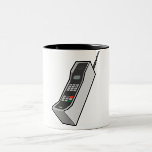 Tasse 2 Couleurs Téléphone portable des années 1980