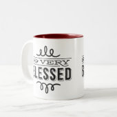 Tasse 2 Couleurs Tellement Béni (Devant gauche)