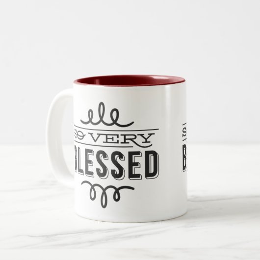 Tasse 2 Couleurs Tellement Béni (Devant gauche)
