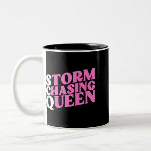 Tasse 2 Couleurs Tempête chasse Reine Funny Storm Chaser Météo mign
