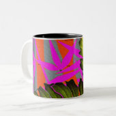 Tasse 2 Couleurs Tempête de couleur tropicale (Devant gauche)