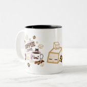 Tasse 2 Couleurs Temps de café (Devant gauche)