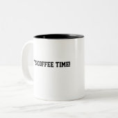 Tasse 2 Couleurs Temps de café (Devant gauche)