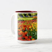 TASSE 2 COULEURS TEMPS DE TULIPE (Devant gauche)