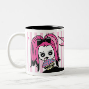 Tasse 2 Couleurs Temps mortel de petit gâteau de Cute™ Delilah