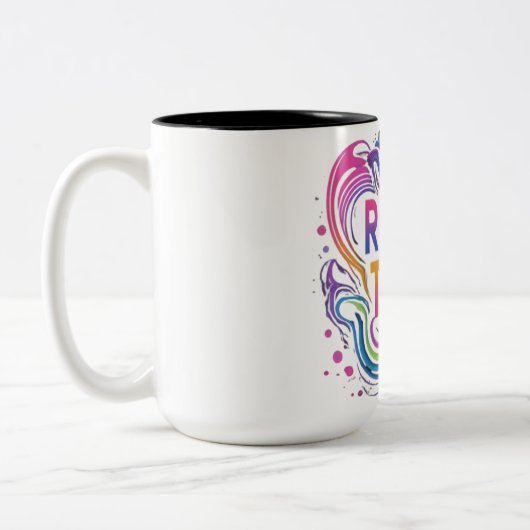 Tasse 2 Couleurs "Temps rétro" (Gauche)