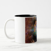 Tasse 2 Couleurs Temps spatial atomique (Gauche)
