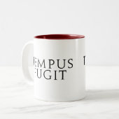 Tasse 2 Couleurs Tempus Fugit (Devant gauche)