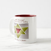 Tasse 2 Couleurs TEMV soixante-dixième (Devant gauche)