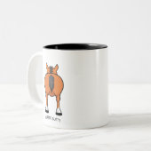 Tasse 2 Couleurs Tenez Vos Chevaux... Jusqu'Au Café ! 🐴 😂 ☕ (Devant gauche)