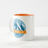 Tasse 2 Couleurs Tenmile Range Colorado (Devant gauche)