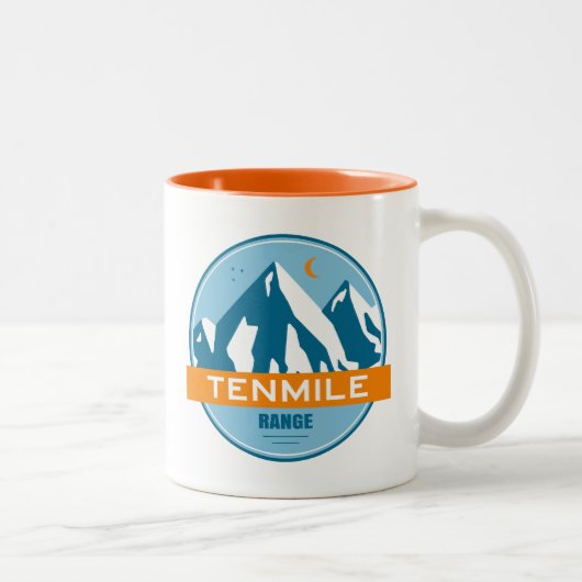 Tasse 2 Couleurs Tenmile Range Colorado (Droit)