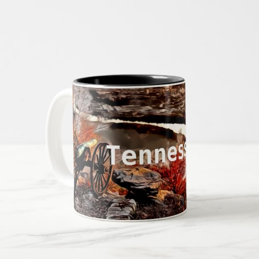 Tasse 2 Couleurs Tennessee (Devant gauche)
