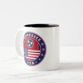 Tasse 2 Couleurs Tennessee (Devant gauche)