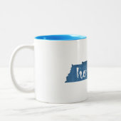 Tasse 2 Couleurs Tennessee Home Wood Grain (Gauche)