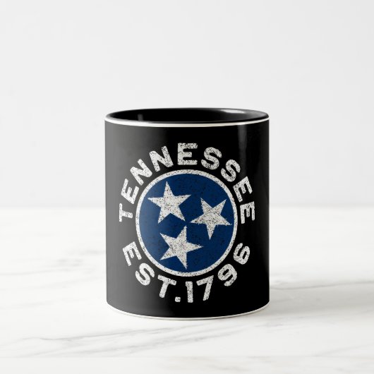 Tasse 2 Couleurs Tennessee vintage (Centre)