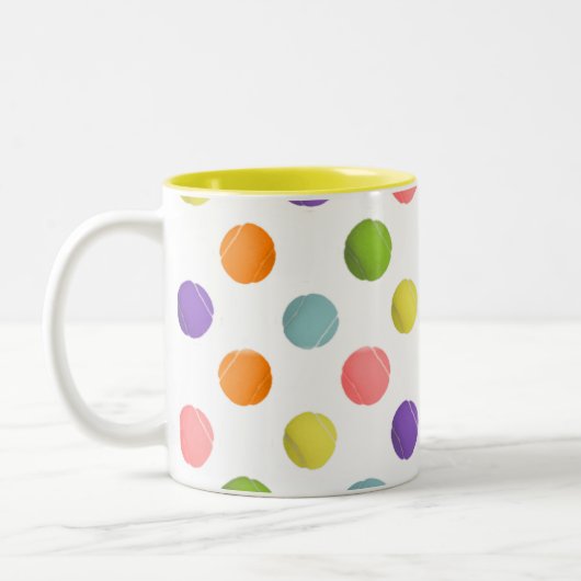 Tasse 2 Couleurs Tennis (Gauche)