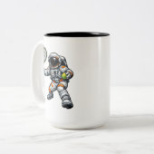 Tasse 2 Couleurs Tennis Astronaute (Devant gauche)