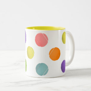 Tasse 2 Couleurs Tennis Créatif