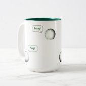 Tasse 2 Couleurs Tennis de table Ping-pong (Devant gauche)