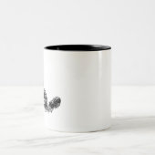 Tasse 2 Couleurs Tennis d'écureuil (Centre)