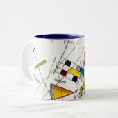 Tasse 2 Couleurs Tension délicate #85 - Kandinsky (Devant gauche)