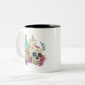 Tasse 2 Couleurs Tequila Sugar Skull (Devant gauche)