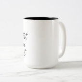 Tasse 2 Couleurs Terme d'affection français mignon (Devant droit)