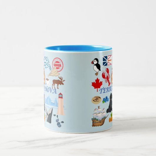 Tasse 2 Couleurs Terra Nova Terre-Neuve (Centre)