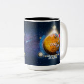 Tasse 2 Couleurs Terraformant la Musique Mars (Devant droit)