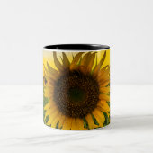 Tasse 2 Couleurs Terrain de tournesol du Kansas (Centre)