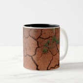 Tasse 2 Couleurs terrain sec et fissuré (Devant droit)