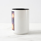Tasse 2 Couleurs Terre avec trois soleils (Centre)