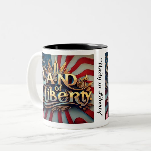 Tasse 2 Couleurs "Terre des Libres" (Devant gauche)