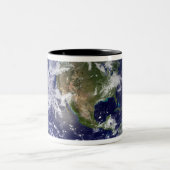 Tasse 2 Couleurs Terre entière montrant l'Amérique du Nord 3 (Centre)