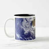 Tasse 2 Couleurs Terre montrant l'hémisphère occidental (Gauche)