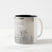 Tasse 2 Couleurs Terre-Neuve en un mot (Devant droit)