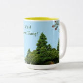 Tasse 2 Couleurs 'Terre Verte' Animal Meerkat (Devant droit)