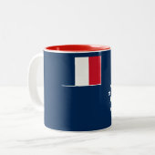 Tasse 2 Couleurs Terres australes françaises de l'Antarctique (Devant gauche)