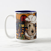TASSE 2 COULEURS TERRIER AIREDALE (Gauche)