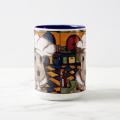 TASSE 2 COULEURS TERRIER AIREDALE (Centre)