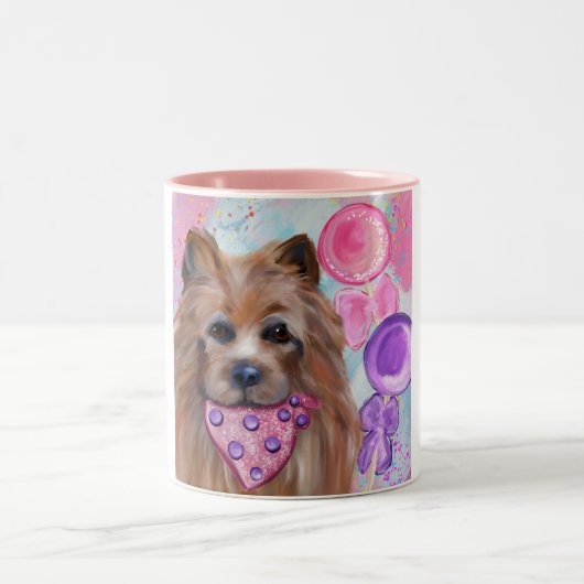 TASSE 2 COULEURS TERRIER AUSTRALIEN (Centre)