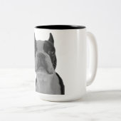 Tasse 2 Couleurs Terrier de Boston (Devant droit)