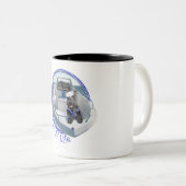 Tasse 2 Couleurs Terrier écossais sur le bateau (Devant droit)