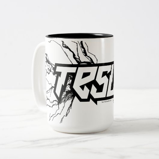 Tasse 2 Couleurs Tesla (Devant gauche)